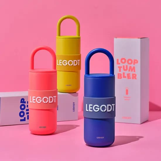 레고트 루프 텀블러 스탠다드, 블루, 600ml, 1개