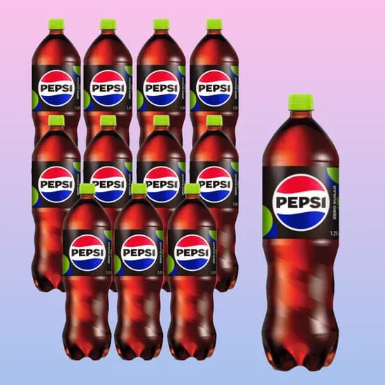 펩시콜라 제로 슈거, 라임향, 1.25L, 12개