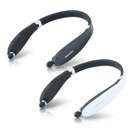 스마텍 웨어러블 블루투스 이어셋 STBT-2100, 화이트, 1개