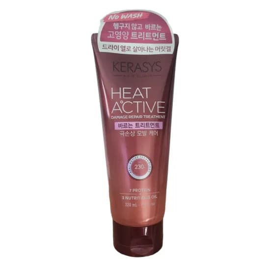 케라시스 히트 액티브 극손상 헤어 바르는 트리트먼트 220ml 3개