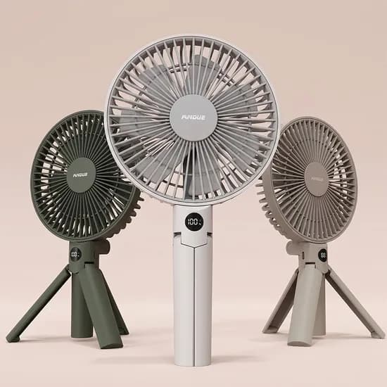 아이엠듀 휴대용 무선 접이식 선풍기 AXIS, 클라우드 화이트, 1개