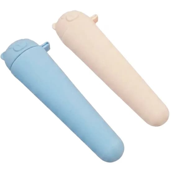 말랑베어 실리콘 아이스크림 틀 화이트블루 2개 1칸 1개