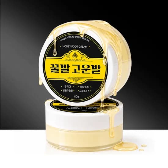꿀발 고운발 우레아 풋크림, 110g, 1개