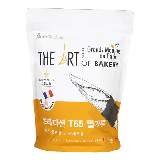 맘쿠킹 프랑스 밀가루 트레디션 T65 강력분 1kg 1개