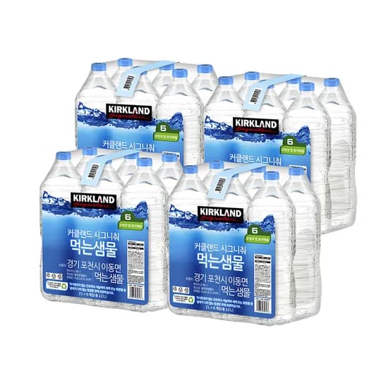 커클랜드 시그니춰 먹는 샘물, 2L, 24개