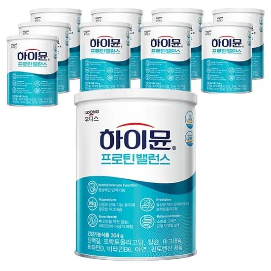일동후디스 하이뮨 프로틴 밸런스 304g 10개 일동후디스 하이뮨 프로틴 밸런스 304g 10개
