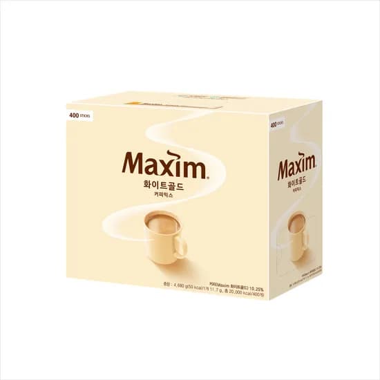맥심 화이트골드 커피믹스, 11.7g, 400개입