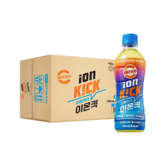 광동제약 비타500 이온킥 제로 이온음료, 340ml, 20개