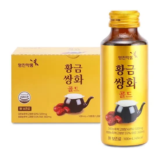 영진약품 황금쌍화골드 쌍화차 대추, 대추, 100ml, 10개