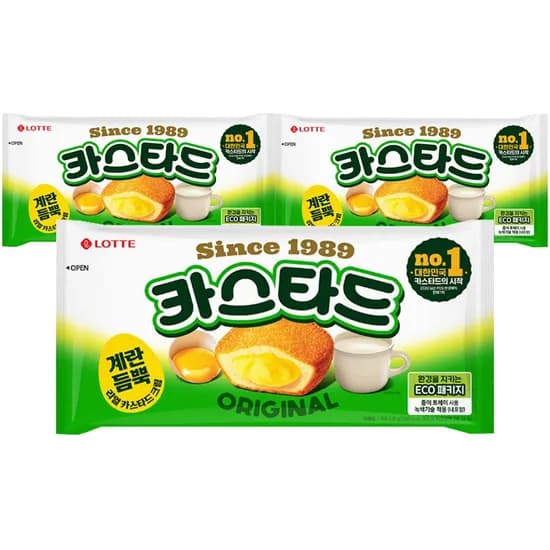 롯데 카스타드 230g 3개