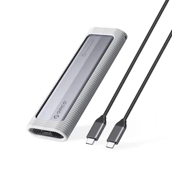 오리코 M.2 SATA 전용 5Gbps USB 3.2 GEN2 4TB 지원 C타입 알루미늄 케이스, AXM2F, 냉각핀 미포함, 1개