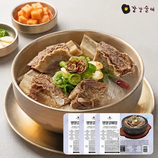 강강술래 영양갈비탕, 1kg, 3개