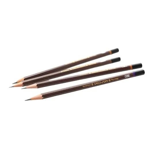 문화 더존 연필 4B 12자루, 기본, 1개