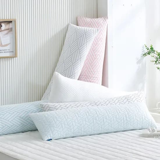 애끌리아 뮤트 HR 3중직 냉감 사각 바디필로우, 레그노, 30x100cm