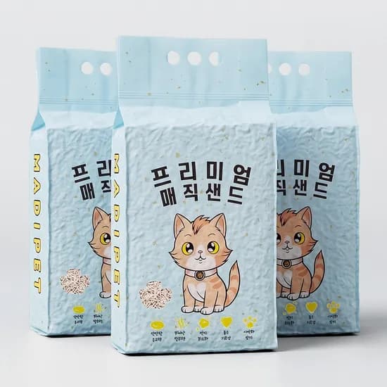 메디펫 프리미엄 두부모래, 라벤더향, 10L, 3개