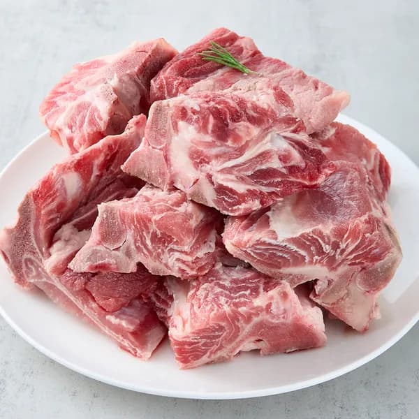 국내산 한돈 돼지 등뼈 4kg 1박스