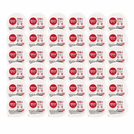 CJ제일제당 햇반, 210g, 36개