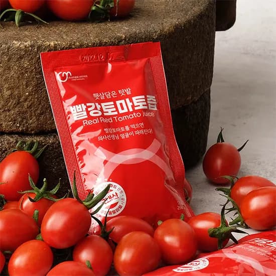햇살담은텃밭 빨강토마토즙 120ml 30개