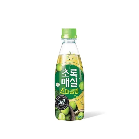 초록매실 스파클링 제로, 350ml, 20개