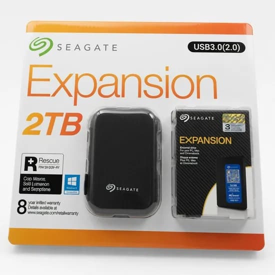 씨게이트 Expansion 외장하드, 2TB, USB 3.0, 블랙, 1개