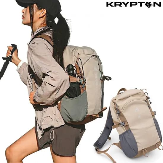 크립톤 경량 등산 트레킹 백팩 LRD501, 남녀공용, ONE SIZE, 브라운, 1개