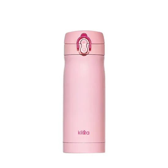 클리나 원터치 보온보냉 텀블러 보온병, 펄핑크, 350ml, 1개