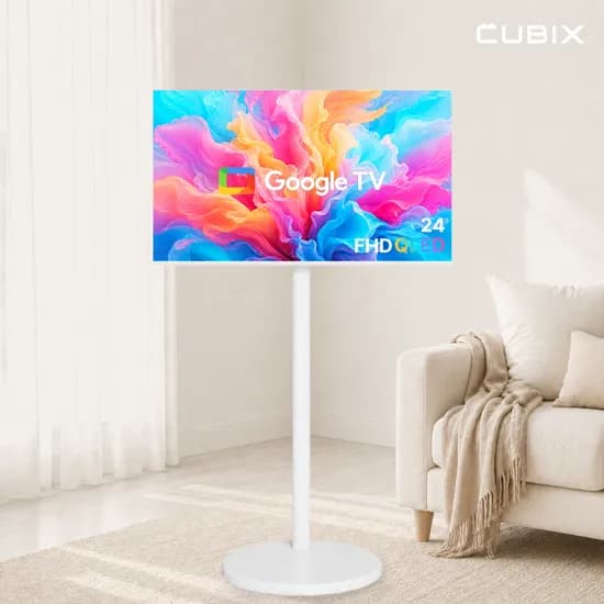 무빙큐빅스 삼탠바이미 화이트에디션, CX240FQW11, 24인치, X1스탠드, 고객직접설치, 1개