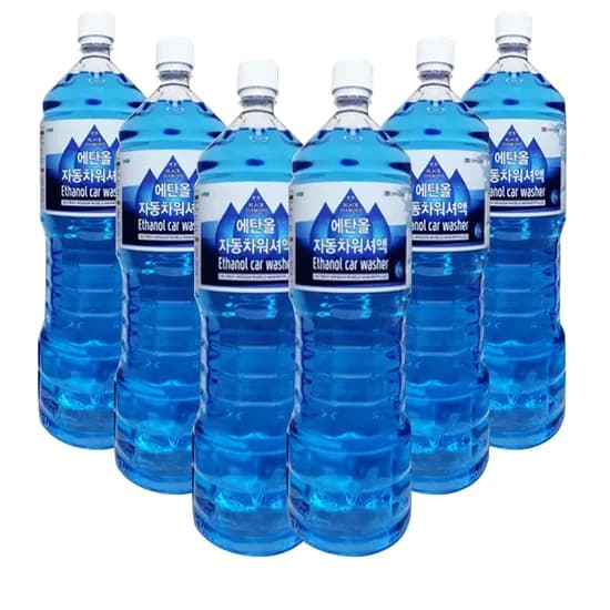 블랙다이아몬드 사계절 에탄올 워셔액, 1.8L, 6개