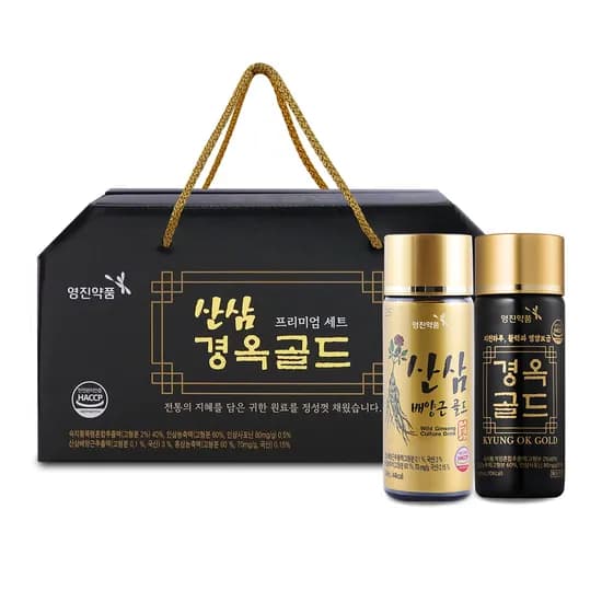영진약품 산삼배양근 경옥골드 프리미엄 선물세트, 100ml, 10병, 1개
