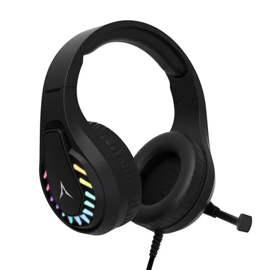 앱코 X23 노이즈캔슬링 RGB LED 초경량 USB 게이밍 헤드셋 블랙 1개