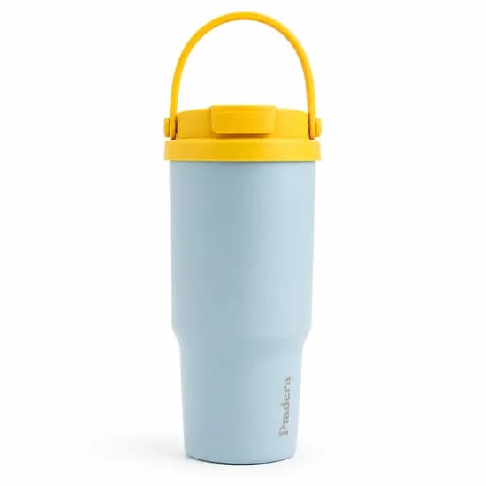 프라데라 Carry 손잡이형 텀블러, 베이비블루, 700ml, 1개
