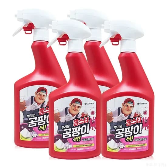 엘지생활건강 홈스타 뿌리는 곰팡이 싹, 750ml, 4개