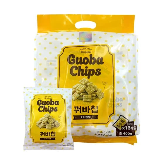 랑이랑 꿔바칩 오리지널 400g 16봉 1개