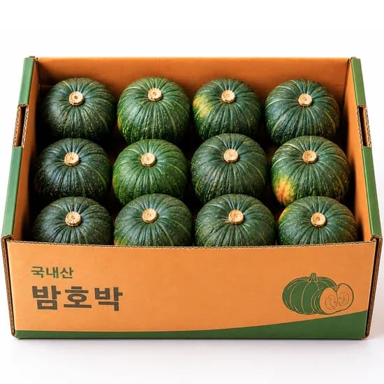 제주 미니밤호박 보우짱, 특품, 소과, 10kg, 1박스