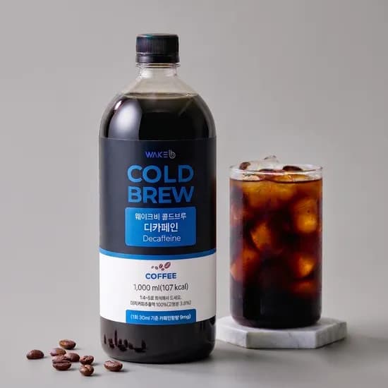 웨이크비 디카페인 콜드브루 1L 1개 8,900원