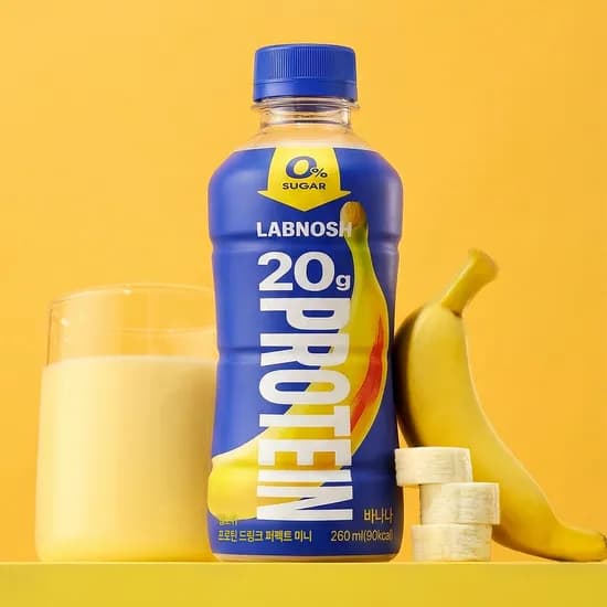 랩노쉬 프로틴 드링크 퍼펙트 미니 바나나 제로슈거 260ml 24개 랩노쉬 프로틴 드링크 퍼펙트 미니 바나나 제로슈거 260ml 24개