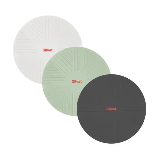 실바트 실리콘 인덕션 보호매트, 라이트블랙, 20cm, 1개