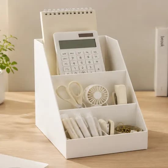 보노하우스 모먼트 데스크 정리함, 화이트, 1개
