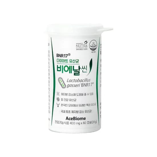 비에날씬 다이어트 유산균 BNR17, 60캡슐, 1개