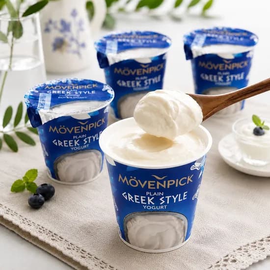 뫼벤픽 그릭스타일 요거트 플레인 400g 4개