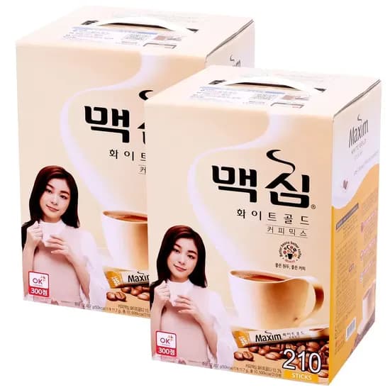 맥심 화이트골드 커피믹스, 11.7g, 210개입, 2개