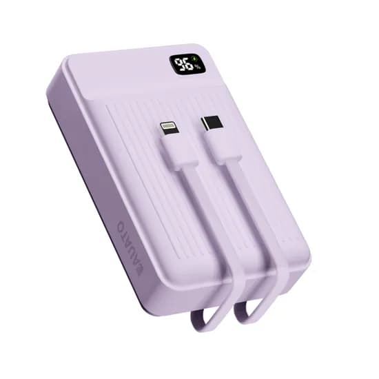 바우아토 보조배터리, 20000mAh, 파스텔퍼플, 1개