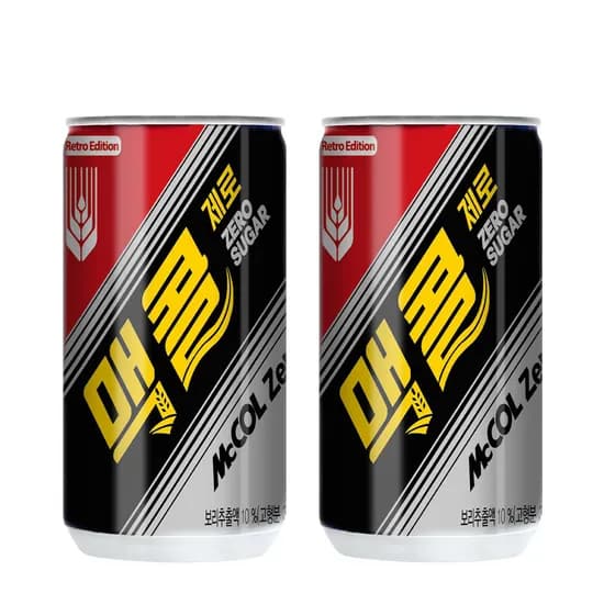 맥콜 제로슈거, 190ml, 60개