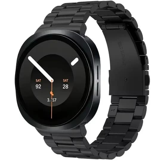 브러쉬드 메탈 스트랩 갤럭시 워치9 40 44mm 블랙 1개