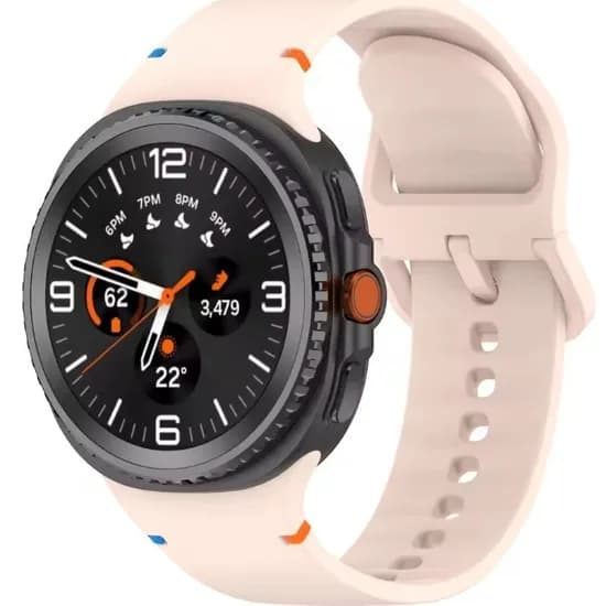 갤럭시 워치9 베이직 실리콘 스트랩, 40/44mm, 로즈 핑크, 1개