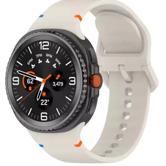 갤럭시 워치9 베이직 실리콘 스트랩 40/44mm 소프트 크림 1개