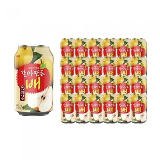 갈아만든배, 340ml, 24개