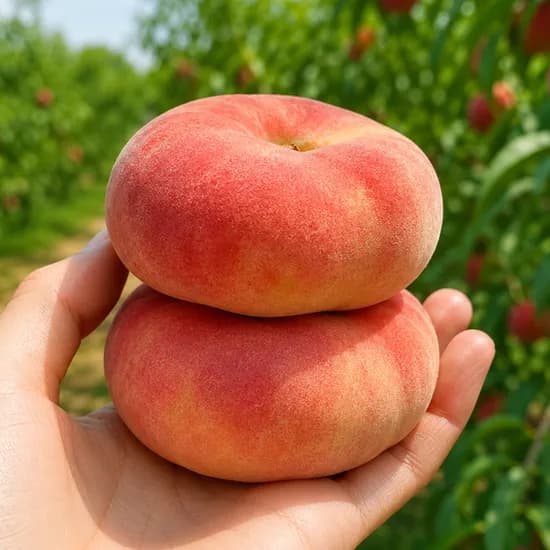 햇 거반도 납작복숭아, 특대과, 개당 120g 내외, 500g, 1박스