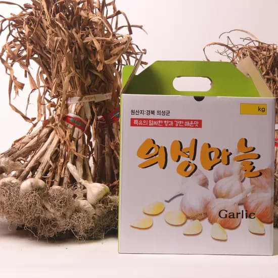 의성 햇마늘 통마늘, 대, 2kg, 1박스