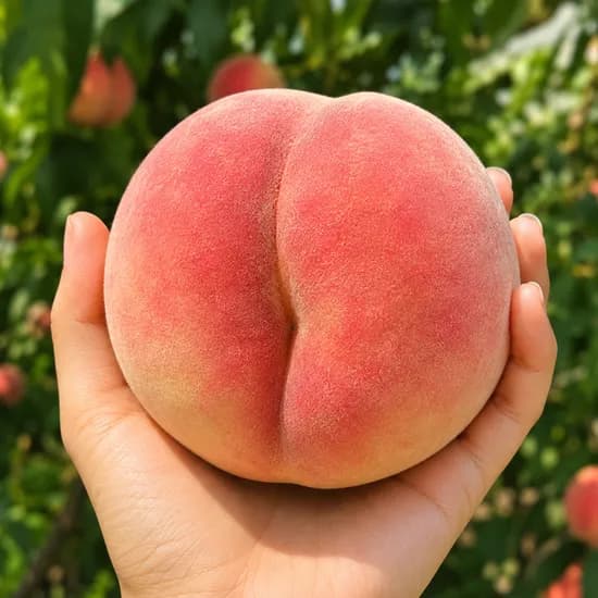 딱딱이복숭아, 대과, 4kg, 1개